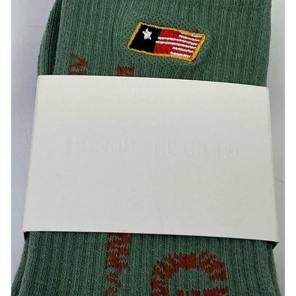 NWT Honor The Gift HTG Weathered‎ Socks Sage Green Size 8–11 Cotton Socks